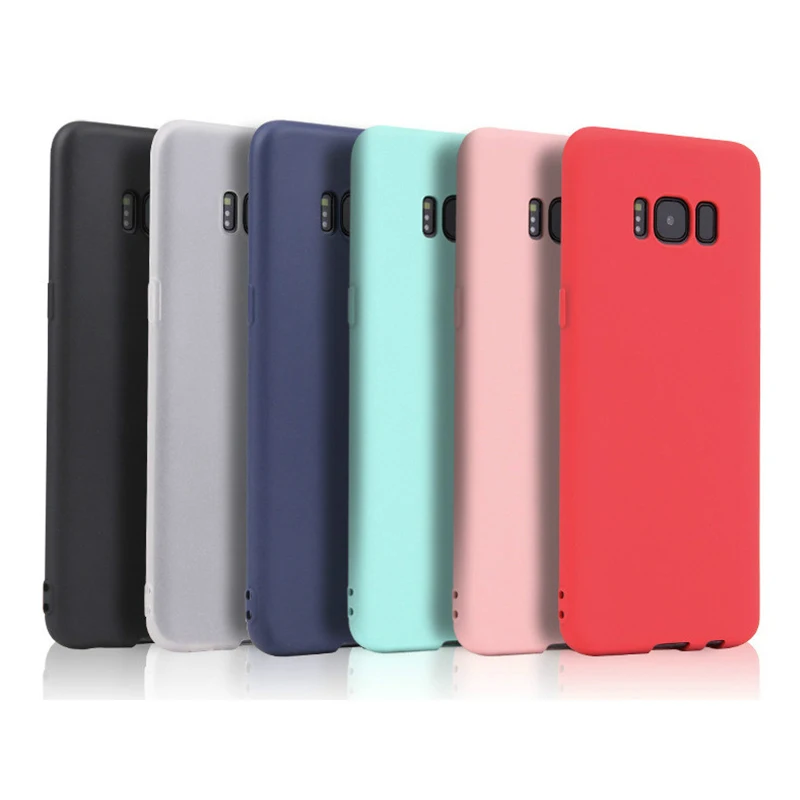 Capa de silicone tpu macia para samsung galaxy s8 s8 plus s9 s10 s10 e s10 plus j3 j4 j5 j6 plus j7 j8 m10 m20 capa traseira doce