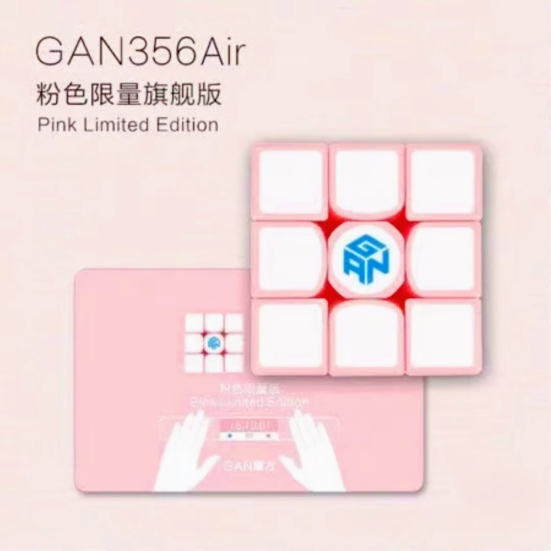 مكعب GAN Love وردي محدود الإصدار ، ألعاب سحرية مغناطيسية للأطفال ، GAN356 Air ، OUT ، 3x3x3 #6