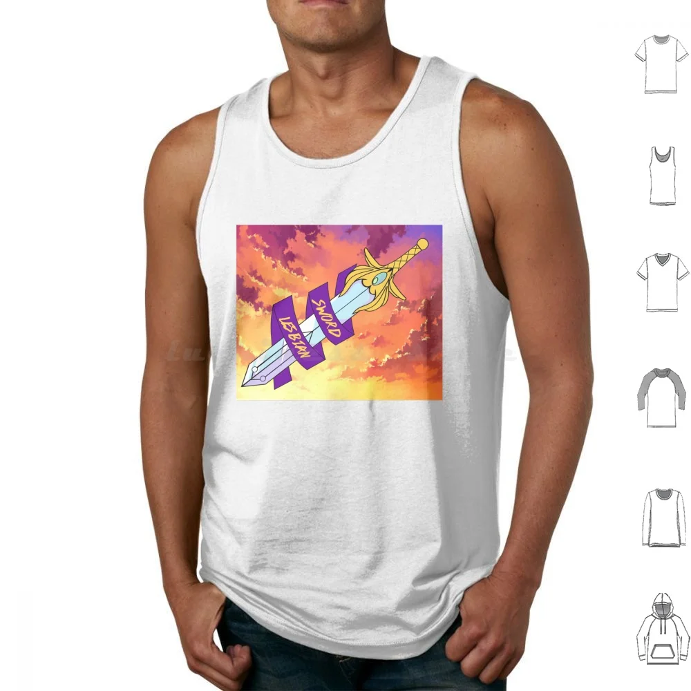 She-Ra Sword Tank Tops Print Cotton She Ra Shera Sword Wlw