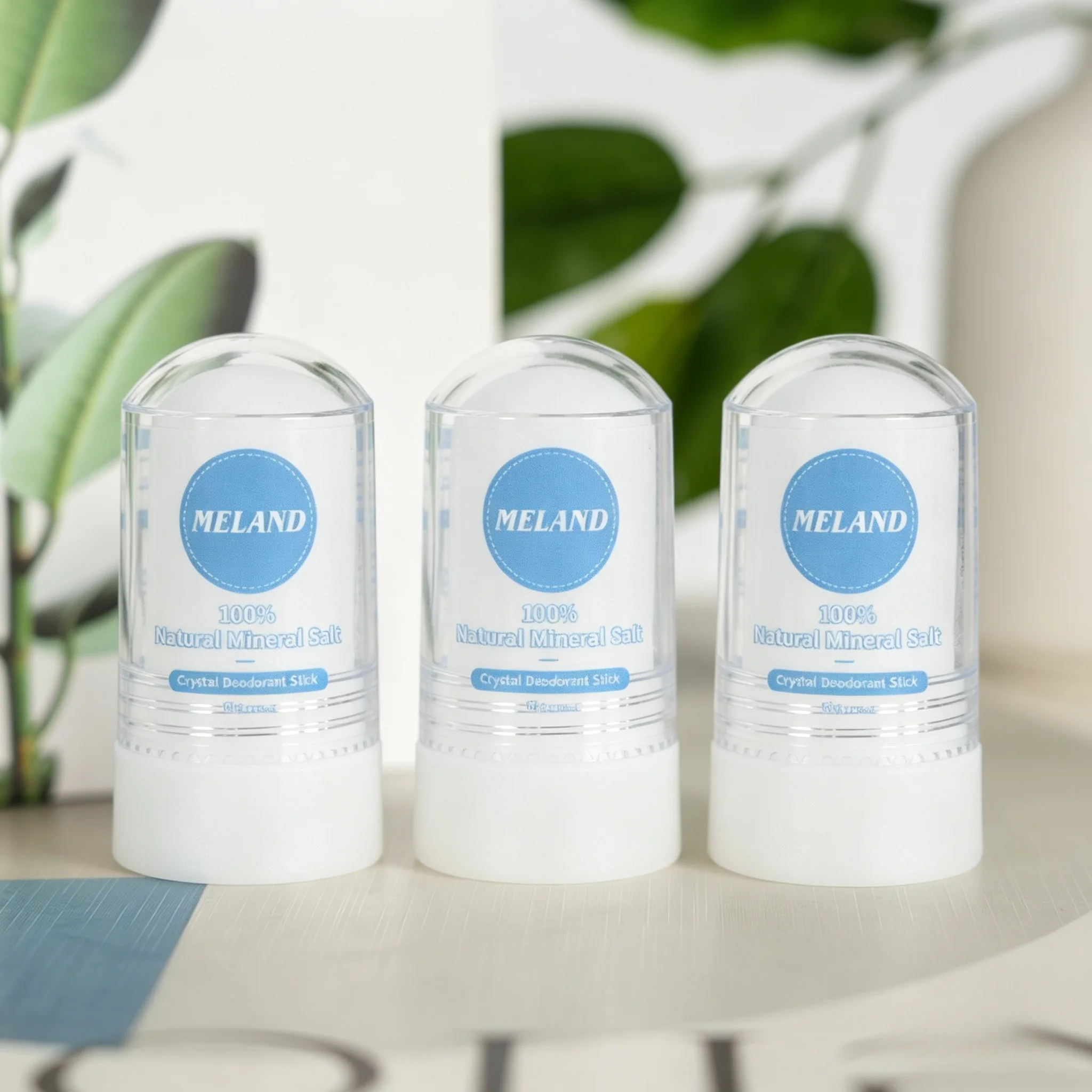60g 100% Natural Alum Crystal Deodorant In Stone For Men And Women Antiperspirant For Underarm And Foot Sweat Aluminum-free 