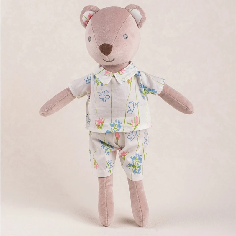 

Soft Plush Bunny Doll Baby Stuffed Rabbit Doll with Dress For Kids Boys Girls Birthday Doll Baby Educationl Toy