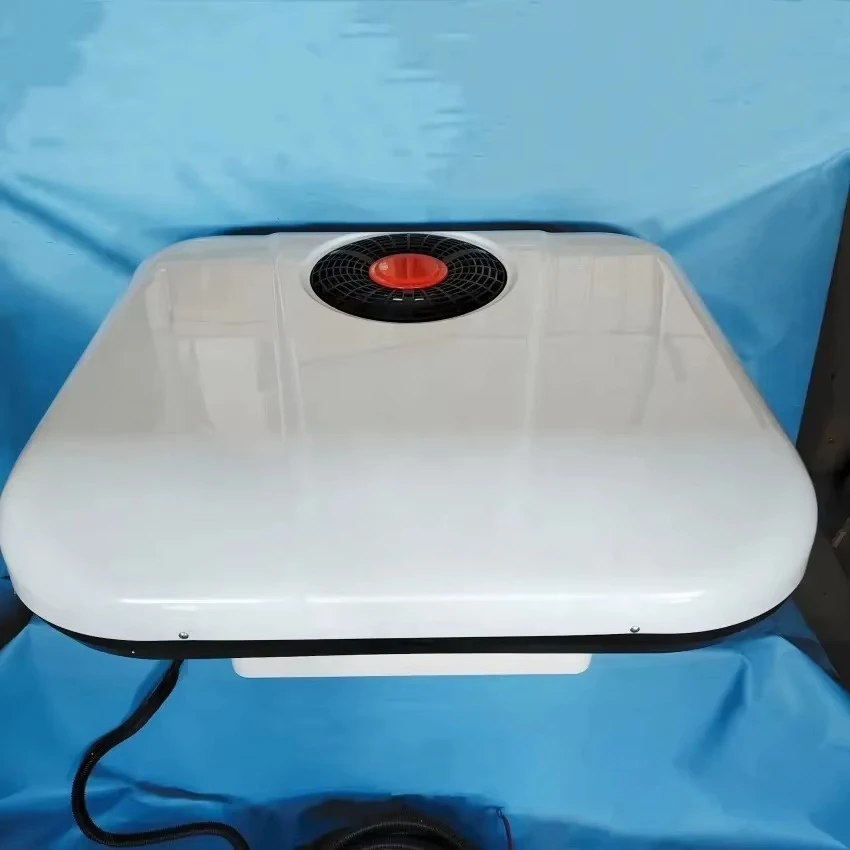 Van Rv Roof Solar Power Stop Air Conditioning Truck 12v 24v Battery Powered Air Conditioner for RV