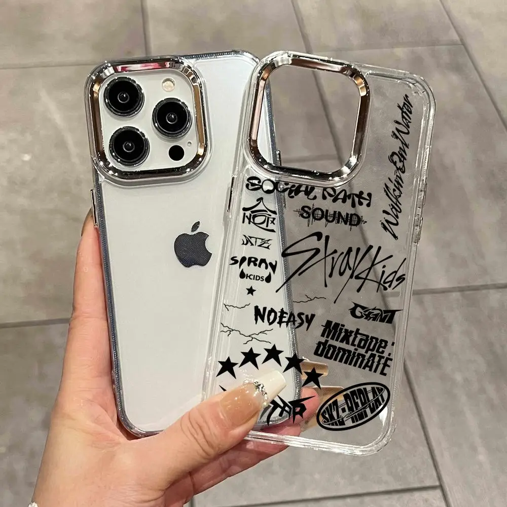Immagine 4: Cover Morbida Trasparente Kpop S-Stray K-Kids per iPhone 17 16e 16 15 14 13 12 11 mini Pro Max X XR XSMAX 8 7 Air Plus