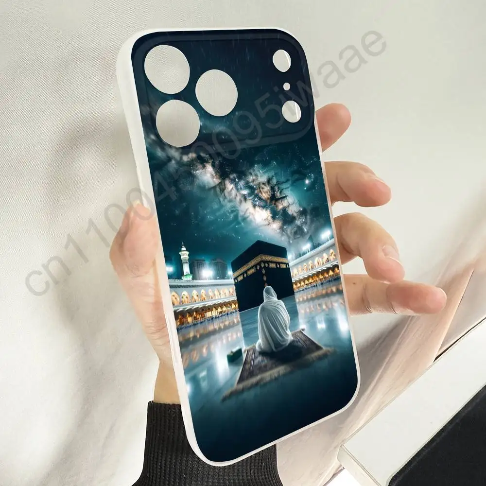 Чехол для телефона Arab Islamic Mecca Pilgrim для iPhone 11,16,15,14,13,17,12, Plus,E,Air,Mini,Pro,Max Wireless Charge Magnetic