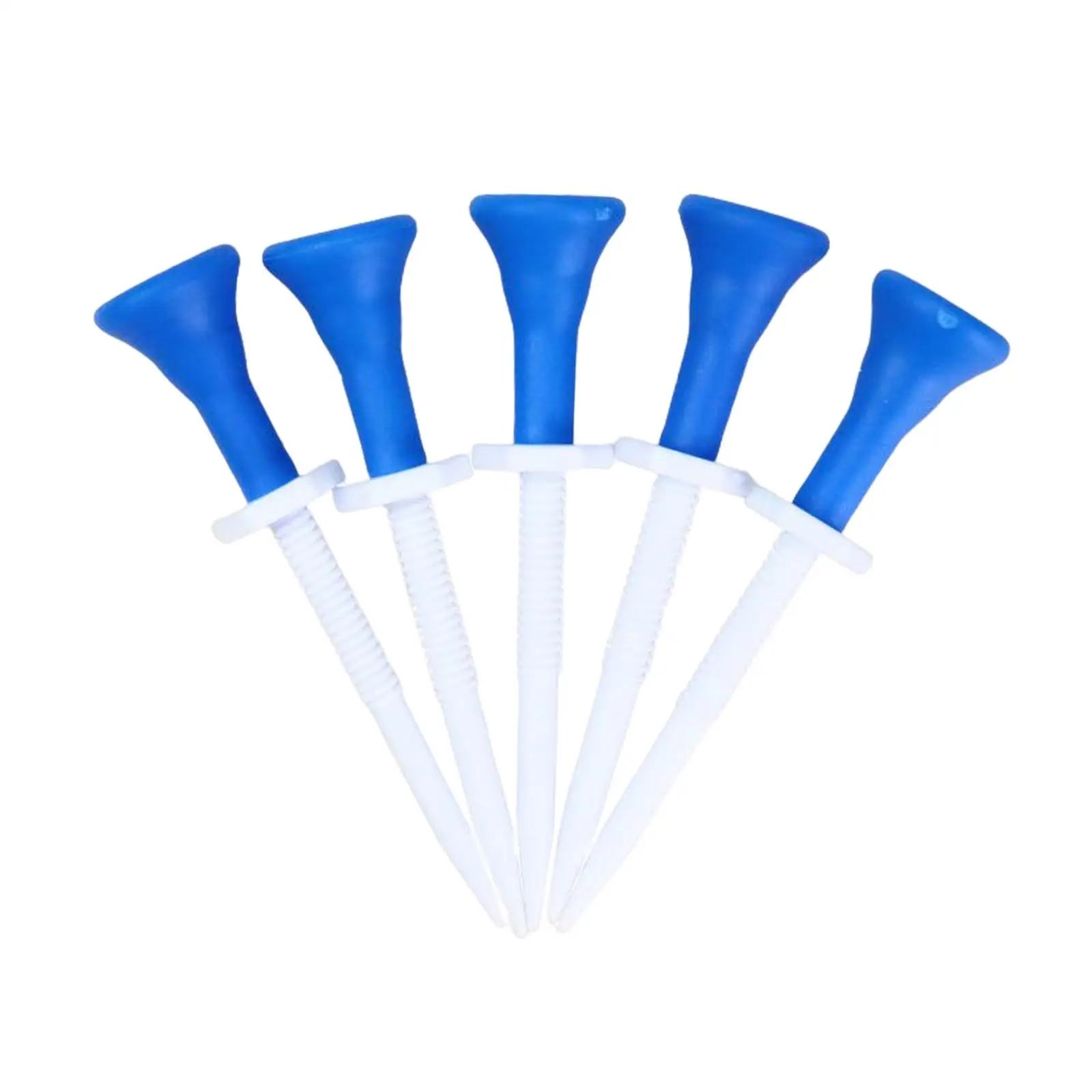 Golf Tee Ball Marker Adjustable Height Rubber Golf Accessories Training Tool for Golfer Practice Backyard