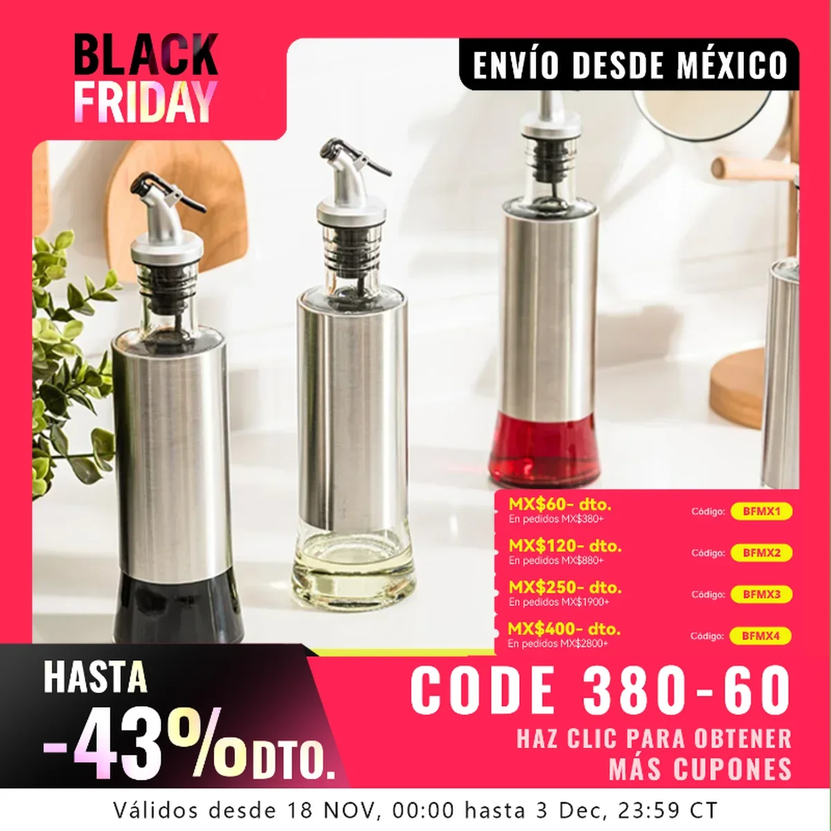 DISPENSADOR DE ACEITE de acero inoxidable, antigoteo, vinagrera con Vertidor,Embudo DE acero inoxidable,botella,cocina,barbacoa
