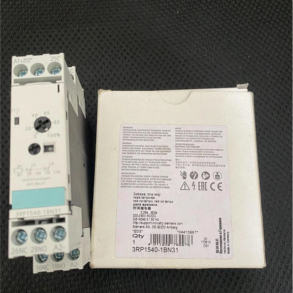 New for Siemens 3RP1540-1BN31 200-240V Time Relay Module in Box