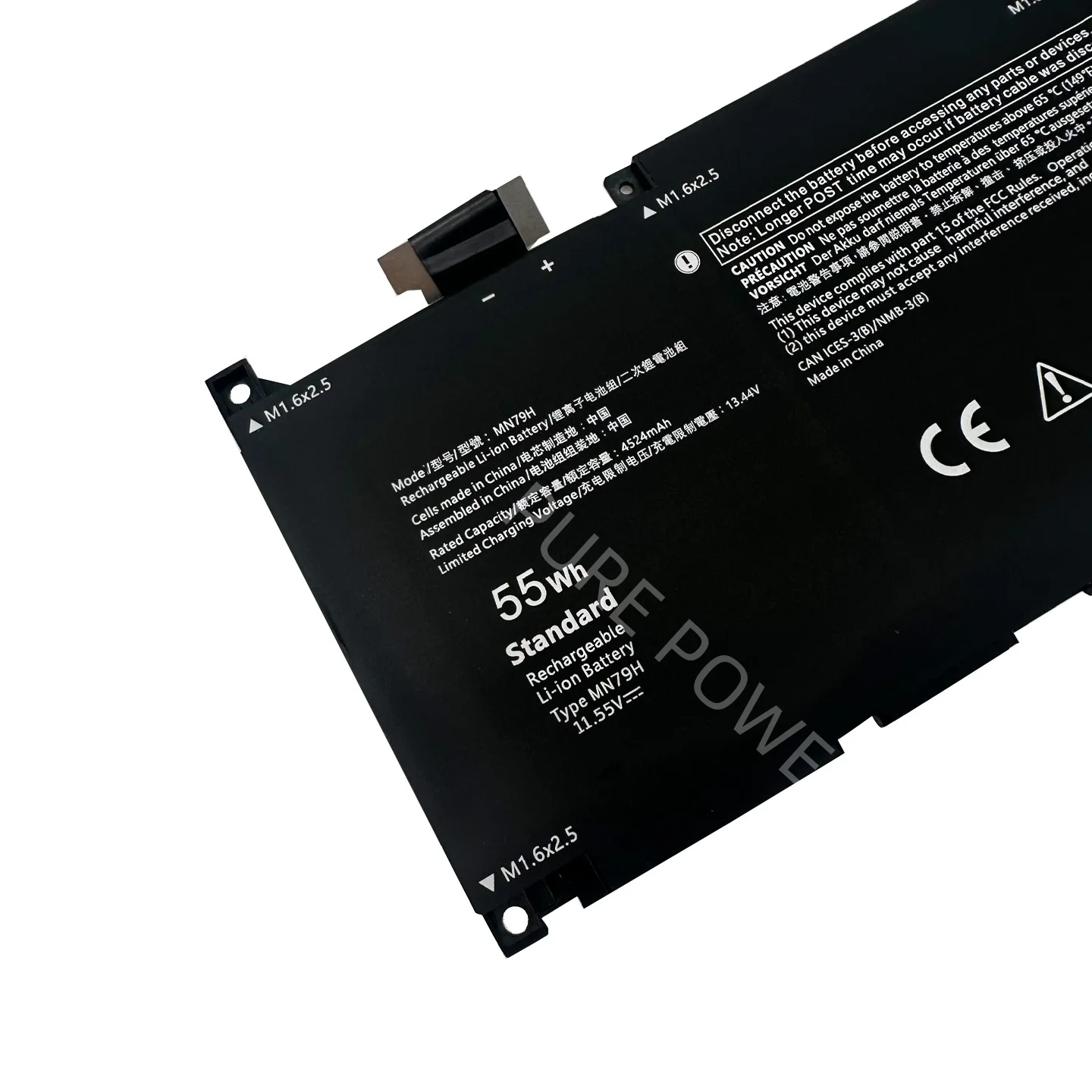 New Laptop Battery MN79H 11.55V 55WH 4524mAh High Quality For DELL XPS 13 Plus 9320 I5 93204K 0J7H5M J7H5M MN79H