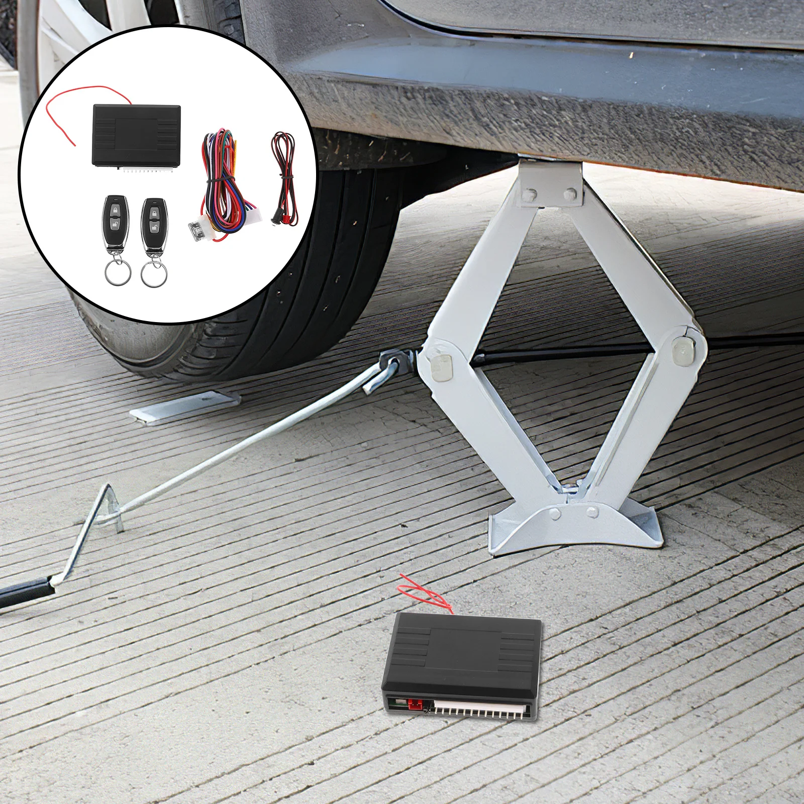 1 مجموعة 1 مجموعة نظام دخول السيارة بدون مفتاح العالمي عن بعد قفل مركزي لجميع المركبات سهلة التركيب لا أدوات متقدمة #1