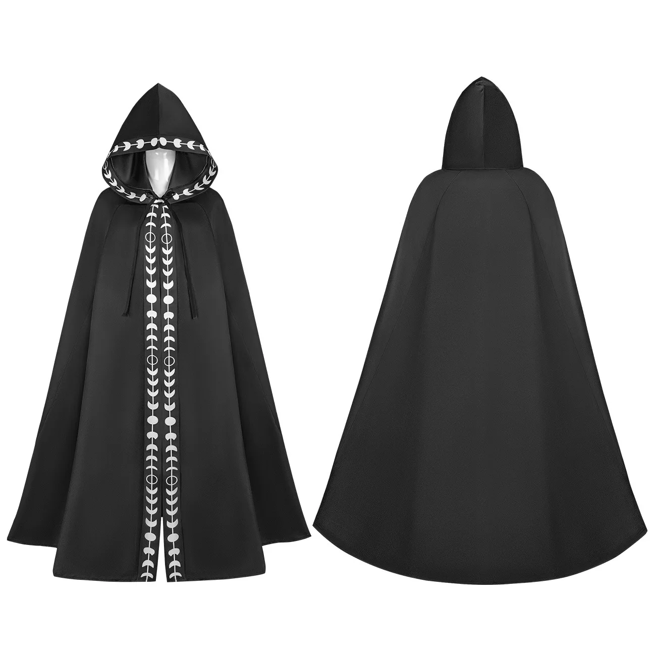 Cape à capuche imprimée 5 couleurs, Costume de Cosplay loween de la Renaissance, spectacle sur scène, vêtements ethniques traditionnels chinois pour femmes