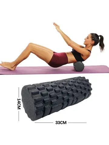 30/33cm Fitness Foam Roller Yoga Massage Roller EPP Pilates Foam Body Muscle Massage Roller Therapy Exercises Gym Home Exercise