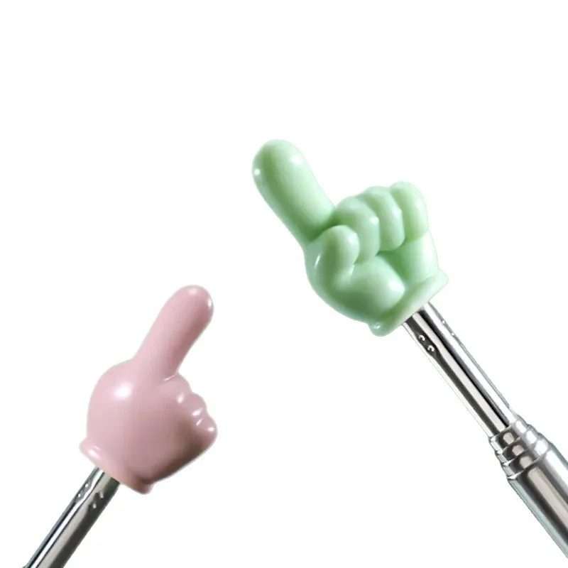 الصلب مؤشر التدريس قضيب تليسكوبي إصبع تصميم التدريس عصا إصبع القراءة العصي أدوات اللوازم المكتبية المدرسية