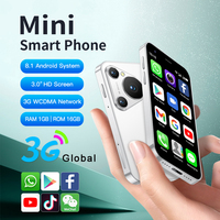 SERVO P80 Android OS Cute Mini Smartphone Dual SIM 3.0'' HD Display WIFI Bluetooth 3G WCDMA Face Unlock Small Smart Mobile Phone