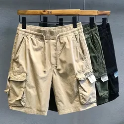 New Men's Cargo Shorts Sweatpants Summer Cotton Sports Short Pants Fashionable Men's Clothing