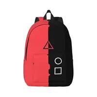 Calamari Games Geometry For Girls Boys Large Capacity Student Backpack Lightweight waterproof Backpack