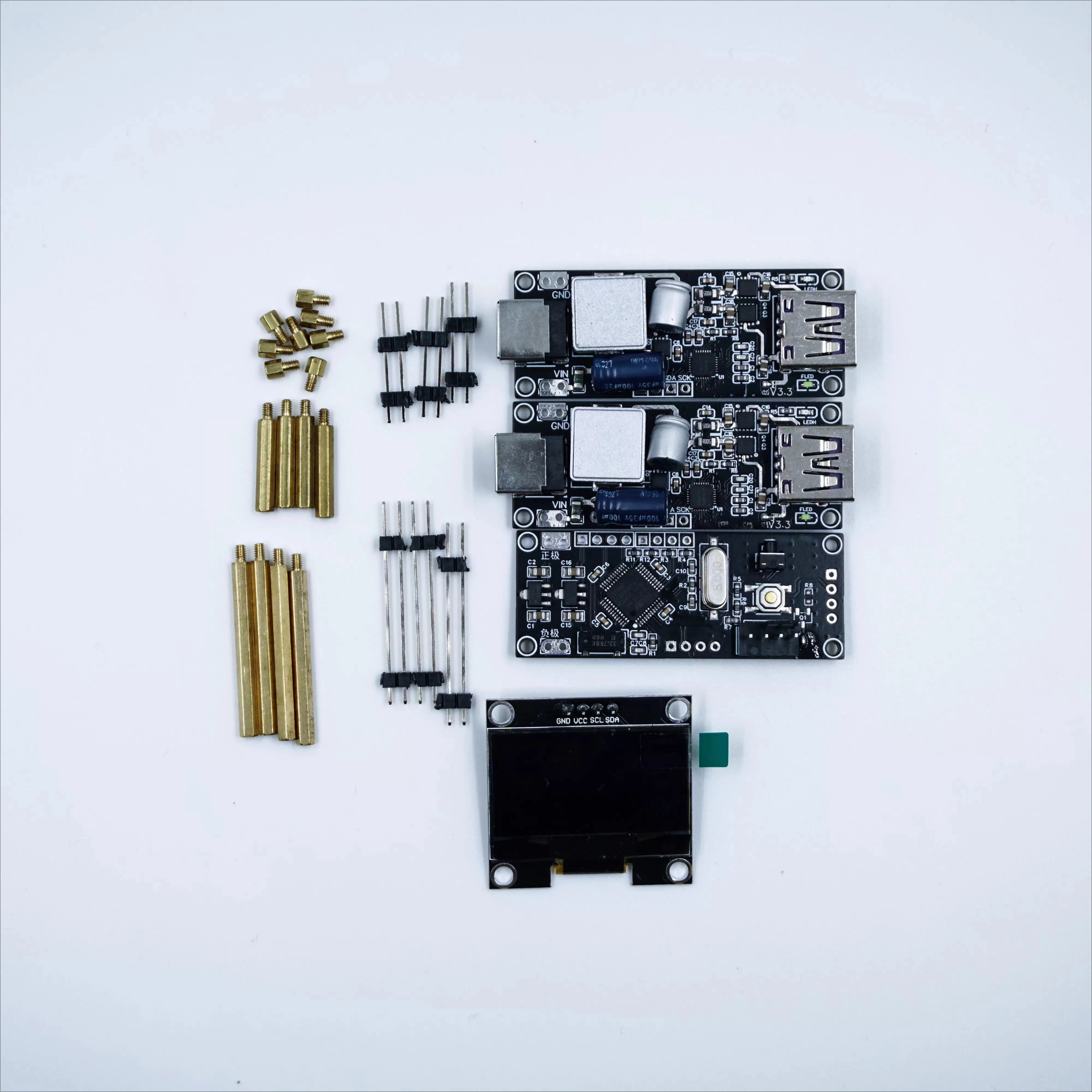 OLED screen multi-protocol fast charging module PD100w charging module sw3518 module plus screen