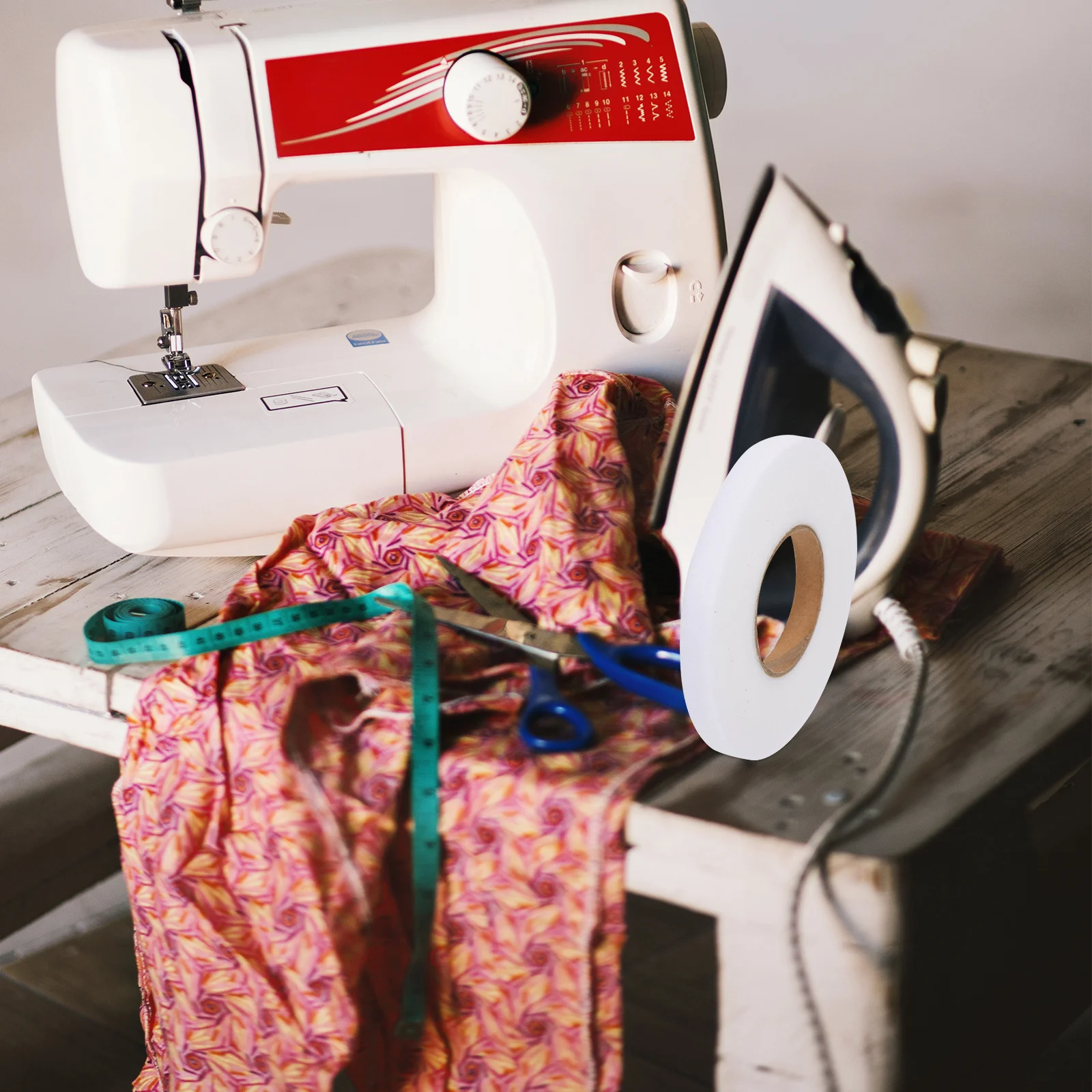 6 Rolls Fabric Hemm…