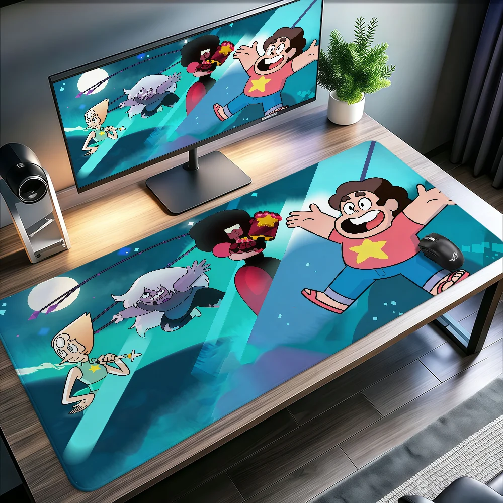 Cartoon S-Steven Universe Mouse Pad Large Non-slip Lockedge Desktop Computer Desk Mat Keyboard MousePad Office Gamer Student