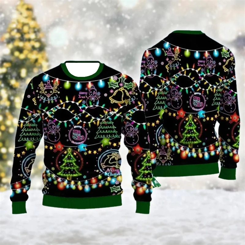 ثلاثية الأبعاد عيد الميلاد سعيد الطباعة بلوزات عيد الميلاد طيور النحام الجرافيك عيد الميلاد لاعبا الرجال مضحك الشارع الشهير بلوزات عيد الميلاد القبيح