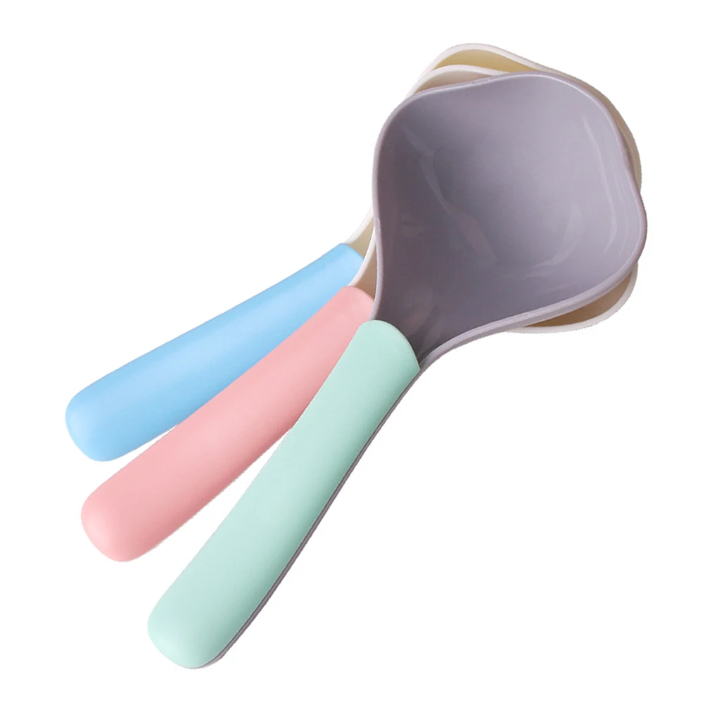 

3pcs Pet Food Scoop Multifunction Shovel Durable Feeding Tool For Dog Cat Supplies Deep Spoon Design (Random Color)
