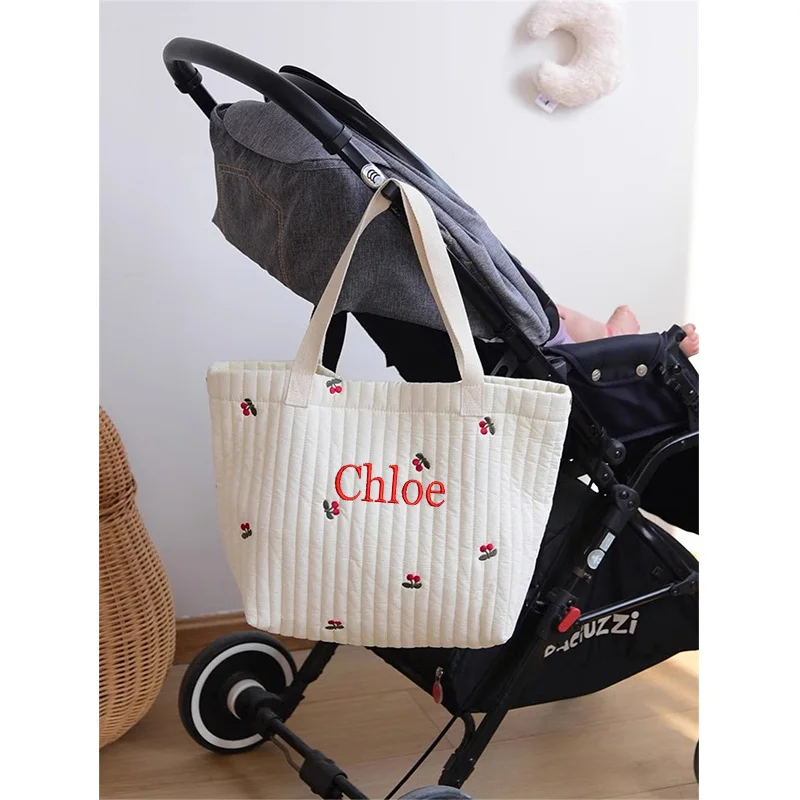 Custom Large Capacity Multifunctional Mother And Baby Bag, Personalized Name Bag For Easy Carrying Of Mother Gift Bag When Going