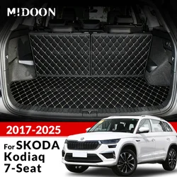 Car Trunk Mat For SKODA Kodiaq 7-Seat 2017 2018 2019 2020 2021 2022 2023-2025 Custom Car Accessories Auto Interior Decoration