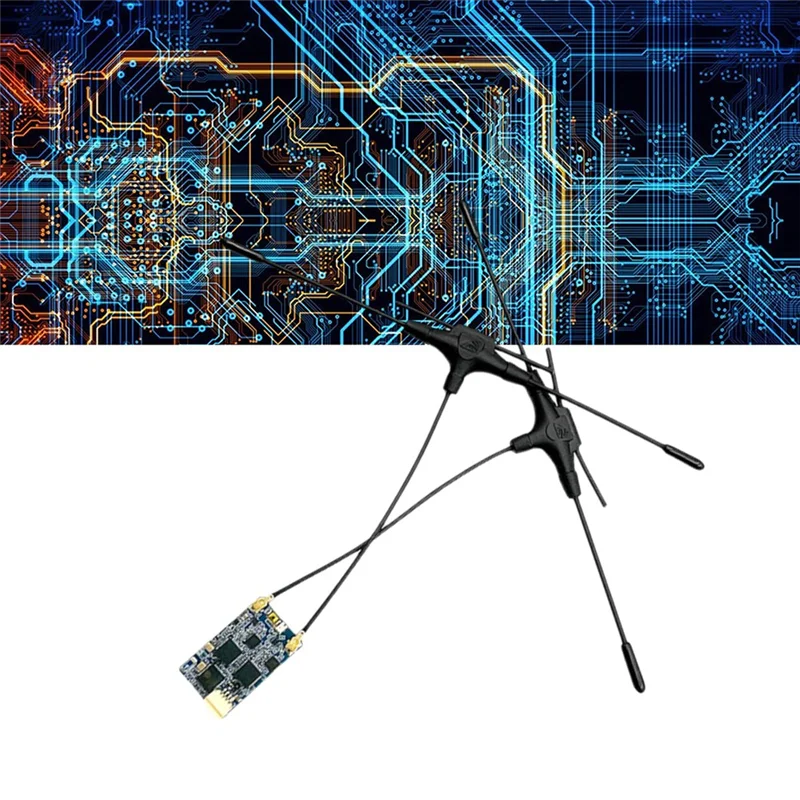 AC57-900Mhz 2.4Ghz RX Receptor ELRS RX Gemini Receptor Expresslrs RX para RC FPV Racing Drone de longo alcance