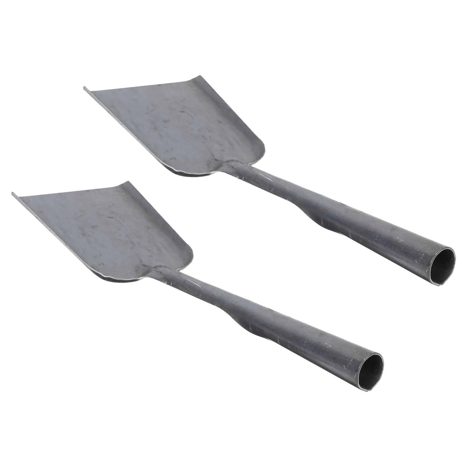 2 قطعة معاول الرماد الثقيلة الحديد الفحم المجرف للمطبخ موقد شواء الفحم تنظيف متعددة الأغراض حديقة المنزل فائدة مجرفة