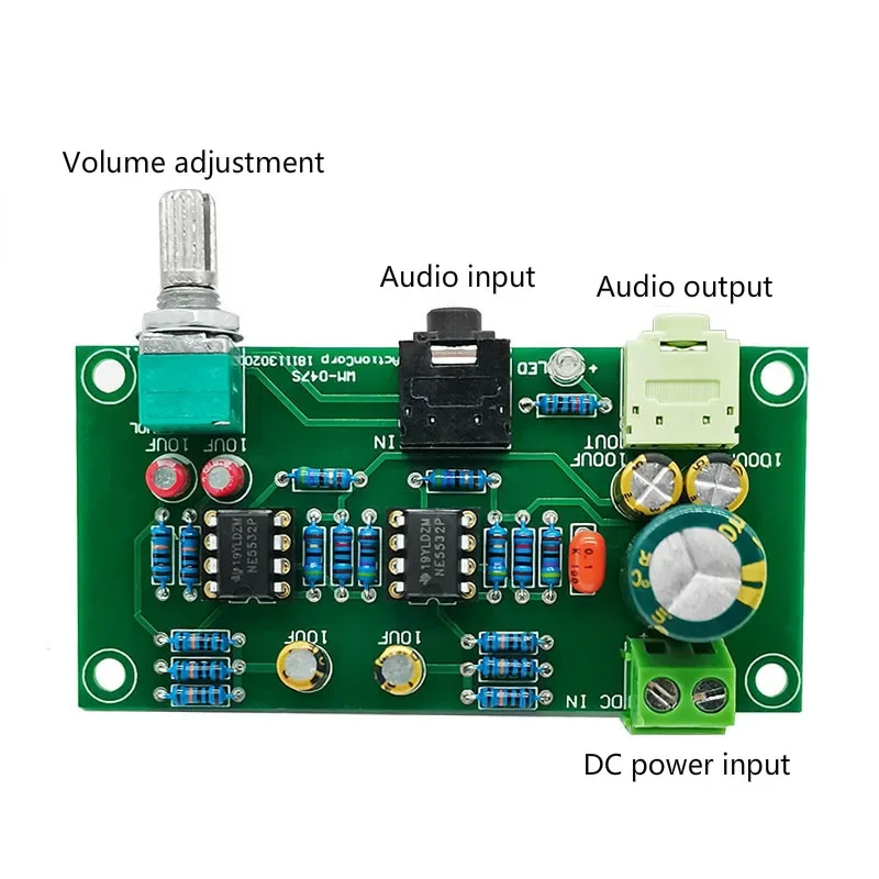 SOTAMIA HIFI 47 Headphone Amplifier Audio Board Amplificador 2 Channel OP2604 OP AMP Portable Headphone Amp Single Power Supply