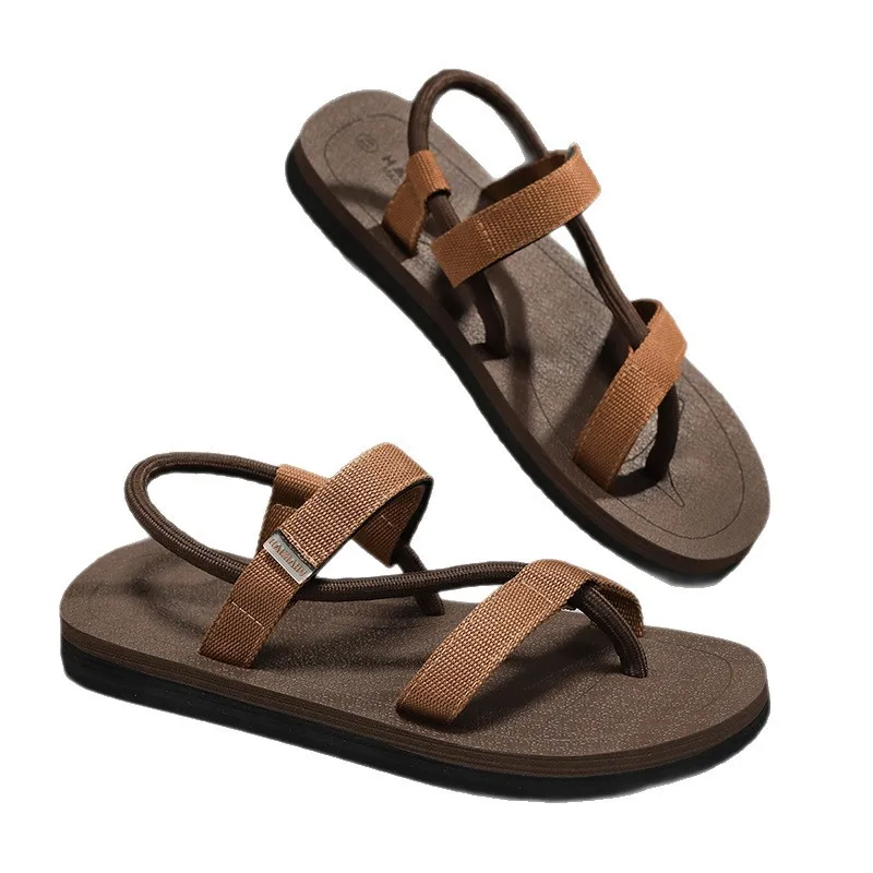 Beach Shoes Men's Outer Wear Casual Sports Sandals Non-Slip Roman Outdoor Sandals Seaside Beach Shoes