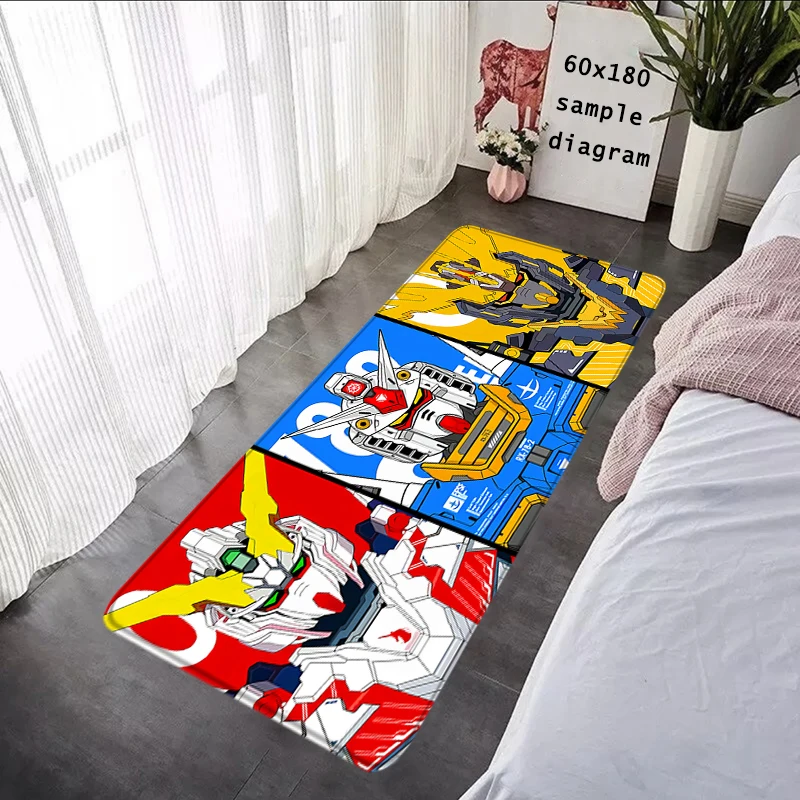 Doormats Children Room Mat Gundams Robot Rugs Foot Carpets Bathroom Rug Floor Mats Welcome Carpet Anti Slip Home Hallway Decor