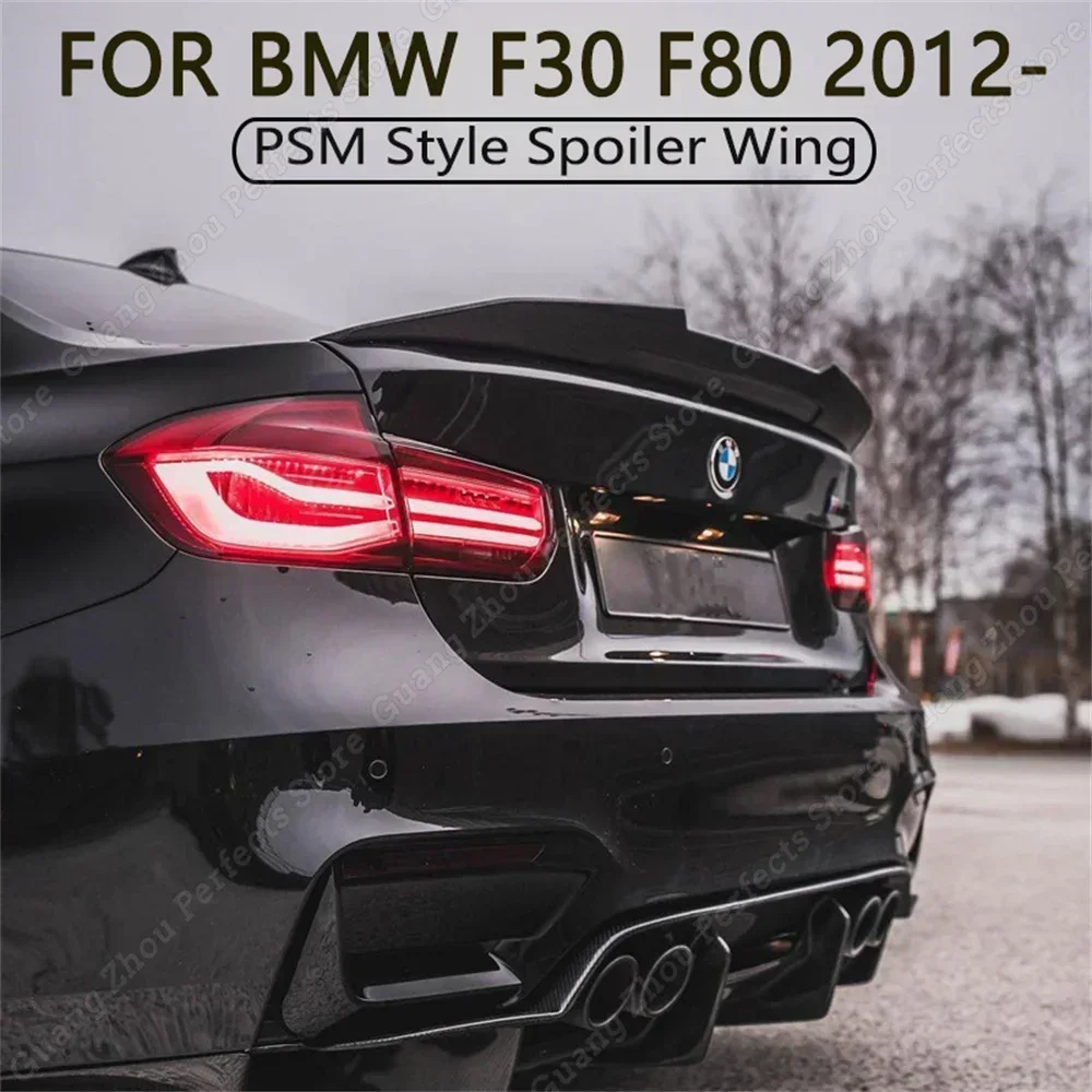 

For BMW F30 F80 PSM V2 Style Rear Trunk Spoiler Wing 3 Series 316d 318i 320i 330i 325i 320d 340i M3 BodyKits 2012-2019 Tuning