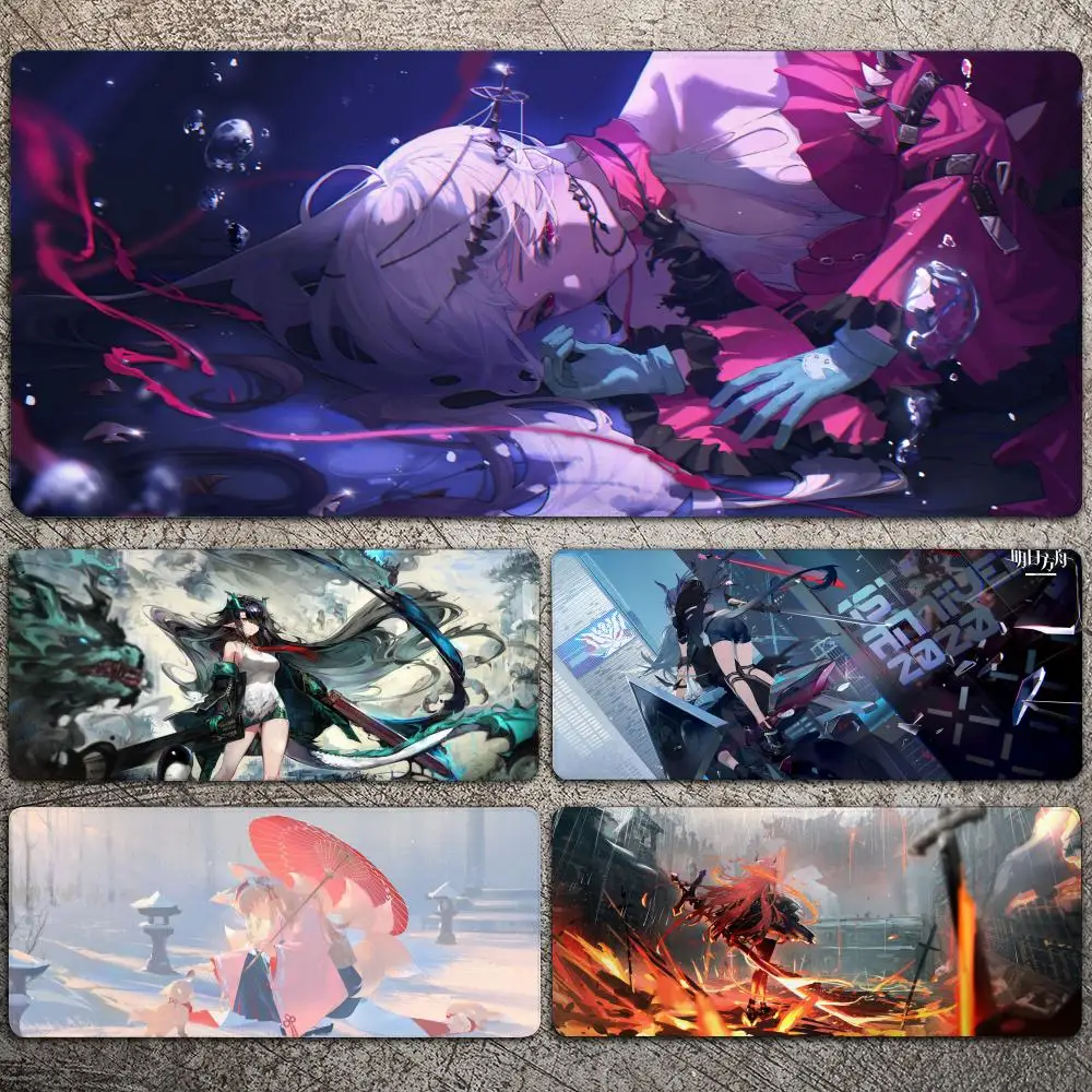 

Arknights Anime Girl Mousepad Large Gaming Mouse Pad LockEdge Thickened Computer Keyboard Table Desk Mat