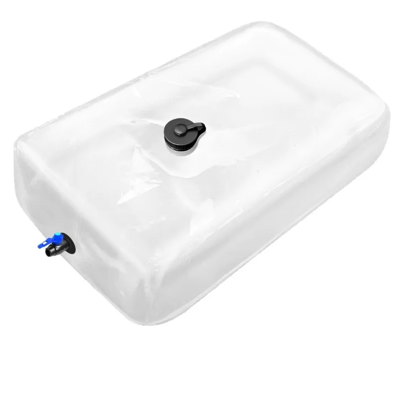 

Folding Portable Water Storage Bag Outdoor Hiking Transparent Thickened Large Capacity Camping Sports PVC Car Driving Water Bag