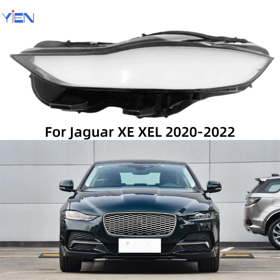 

Для Jaguar XE XEL 2020 2021 2022, автомобильные товары, абажур, корпус фары, передняя фара автомобиля, крышка объектива, корпус