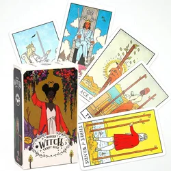 The Modern Witch Tarot Deck (Modern Tarot Library)-78 Golden Tarot Cards for Beginners Tarot Deck Set
