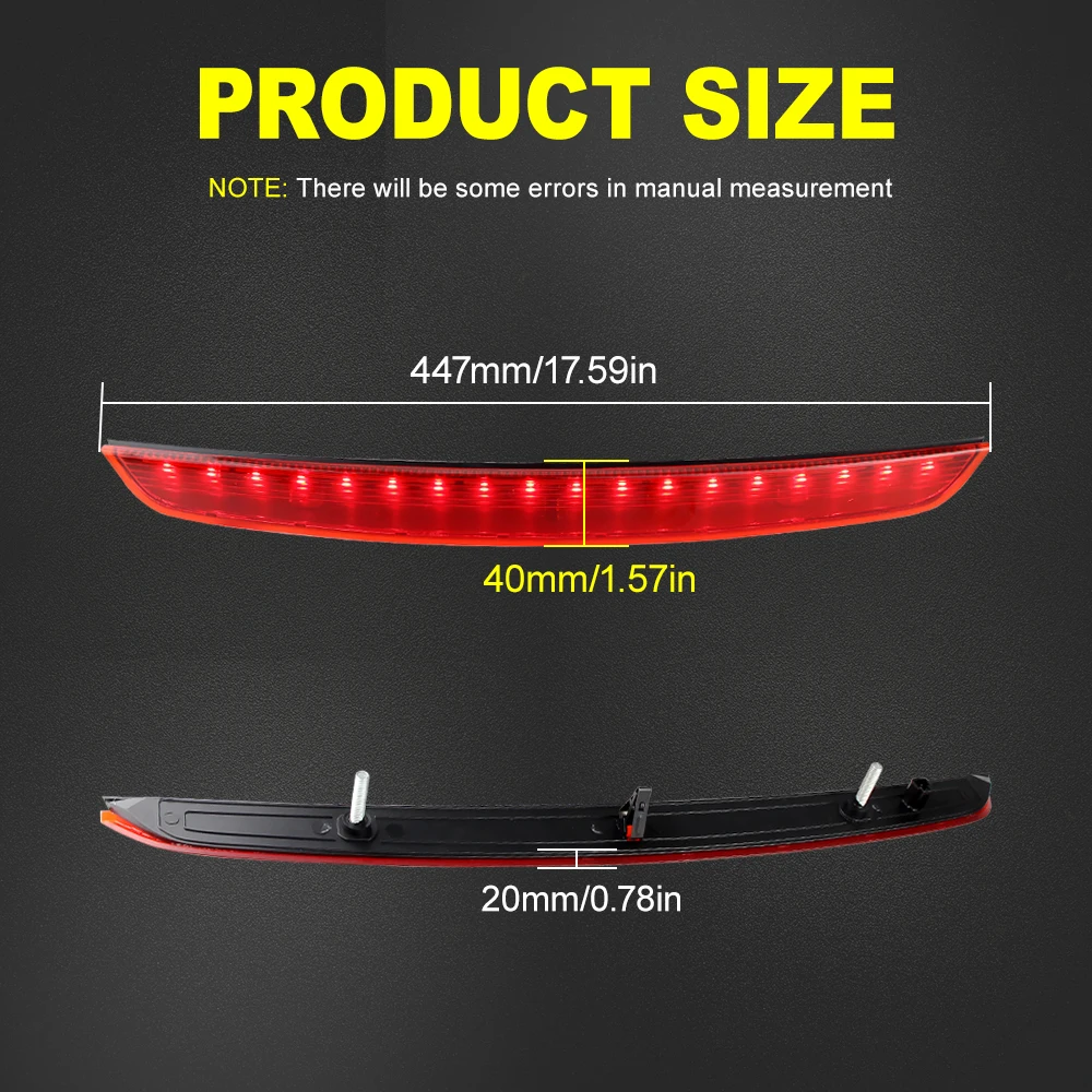 

LED Third High-Level Brake Reverse Light FOR Audi TTRS TTS TT 8J Roadster Coupe 2006-2014 8J0945097 High Mount Stop Lamp