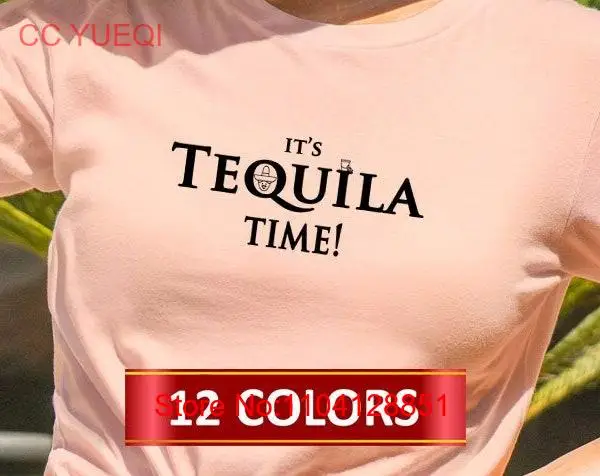 It's Tequila Time Lovers T shirt Lover's Tequilas pub crawl Hen party long or short sleeves