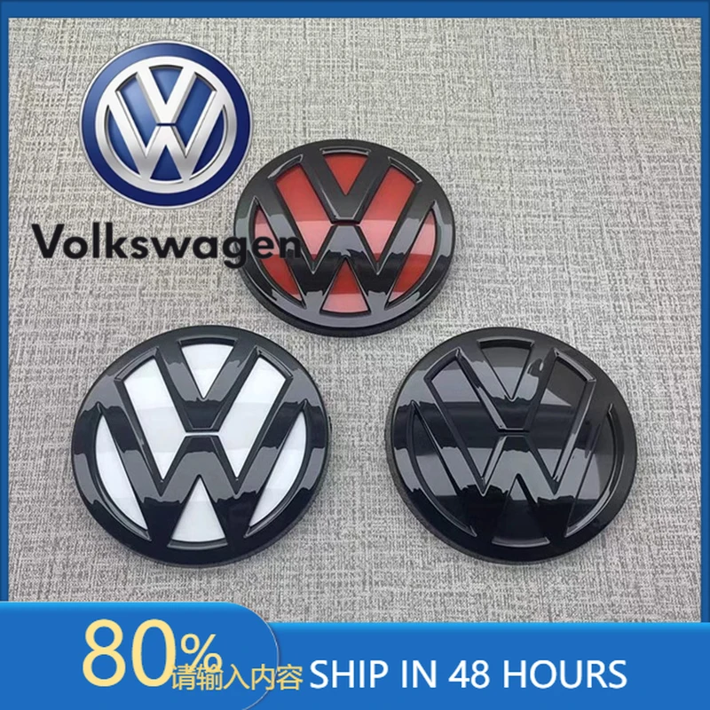 

Горячие солнцезащитные козырьки 3D ABS 110 мм, сменная эмблема заднего багажника автомобиля, логотип для Volkswagen VW Golf 7 7.5 MK7 MK7.5 GTI GTD R Rline