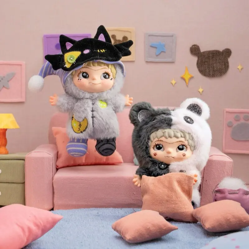 

Плюшевый брелок-сюрприз WAKUKU Series 4: Коллекционная кукла ручной работы, модная игрушка, подарок для взрослых, забавный сувенир