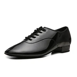 1pair/lot Men Dance Shoes Latin Ballroom dance shoes Modern Indoor Shoes Men Tango waltz danicng  pu