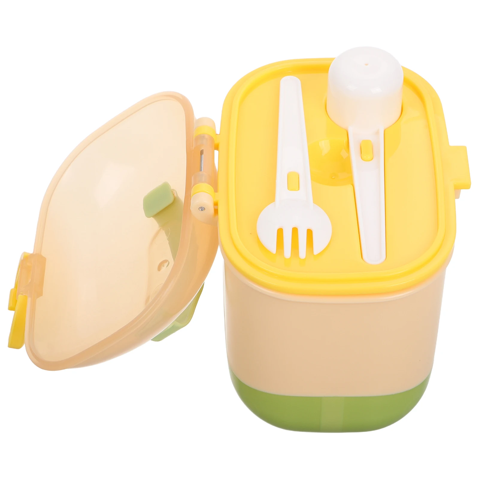 

Portable Milk Powder Box Travel Dispenser Sealed Storage Multicompartment Baby Food Containers Polypropylene Lightweight Bottle