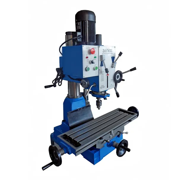【Hot】Table Milling Machine ZAY7032G Gear-driven Type Stand Drilling and Milling Machine with Swivel Head