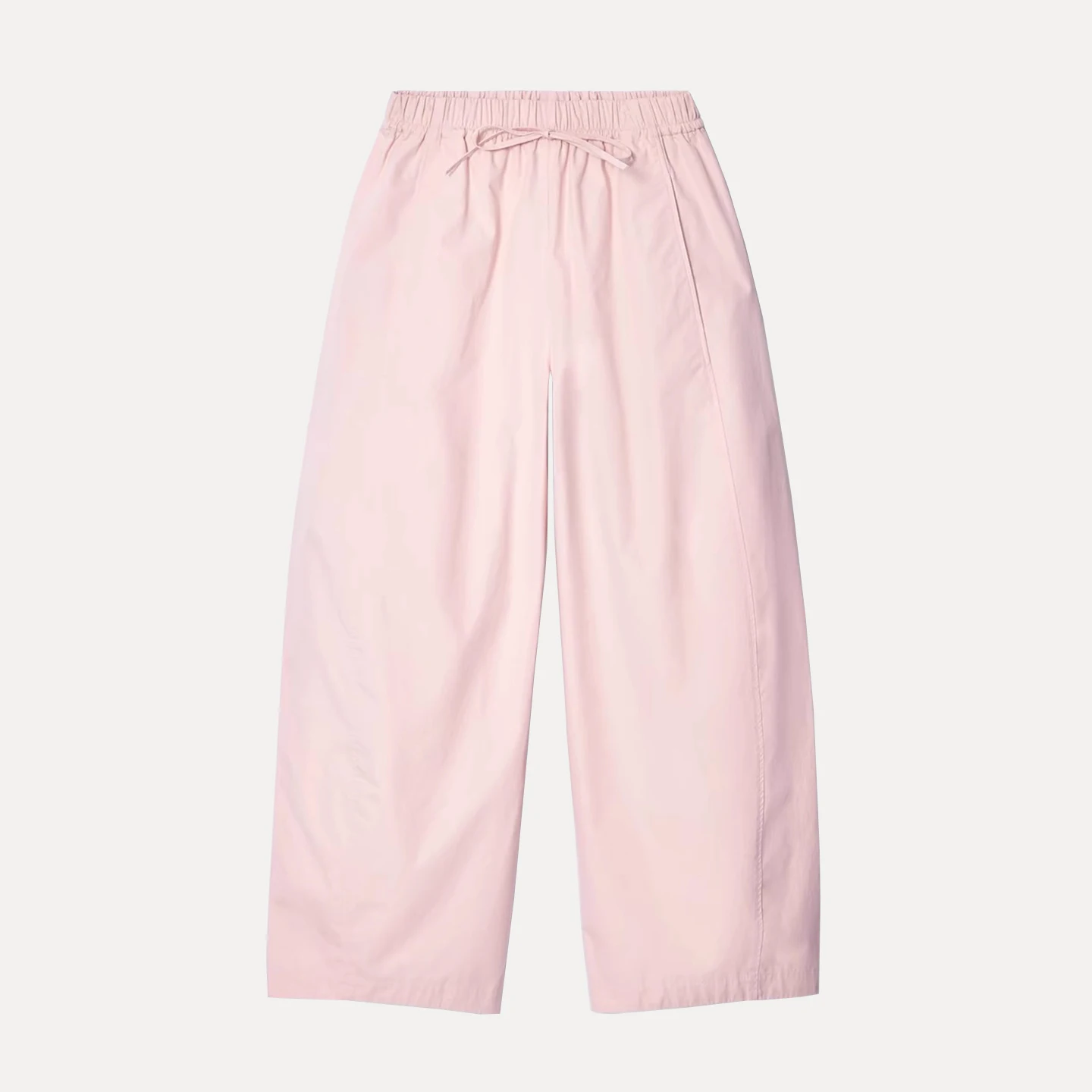 Calças Longas Fenas de Cintura Alta com Cordão e Cintura Elástica, Novo Estilo de Outono, Confortáveis e Respiráveis, Cal...