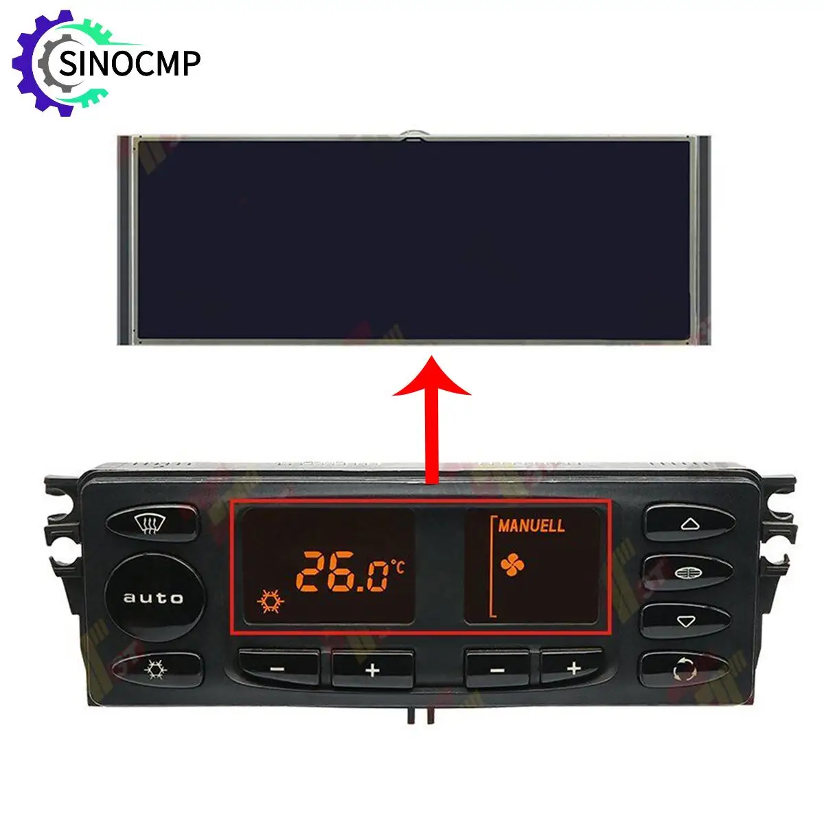 

99665310103 99665310100 99665310101 Heater A/C Temperature Climate Control Display Screen For Porsche 911 996 Boxster 986 RUF