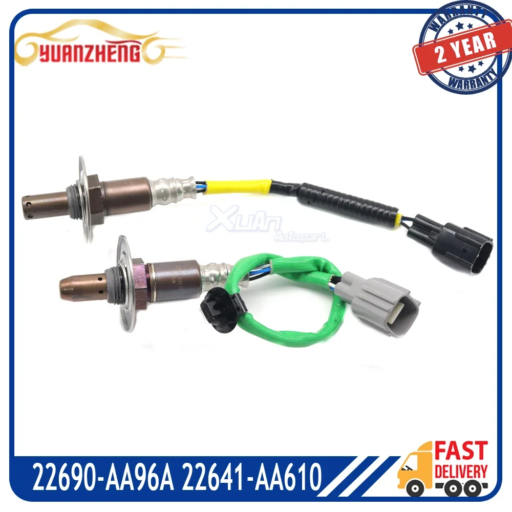 

Up+Downstream Air Fuel Ratio Lambda O2 Oxygen Sensor 22690-AA96A 22641-AA610 for Subaru Impreza XV Crosstrek Forester 11-13