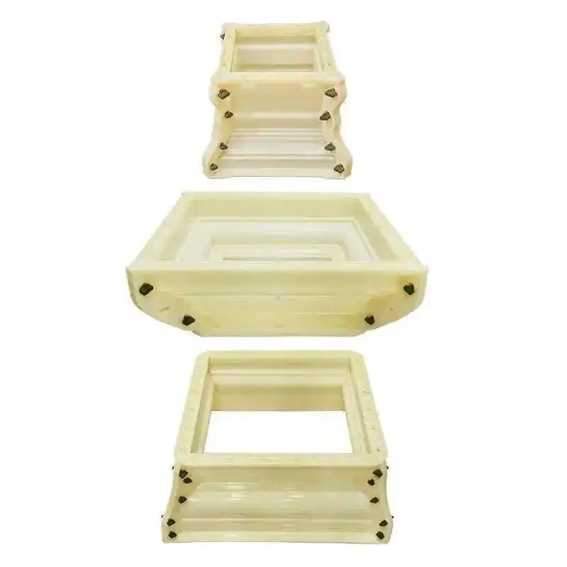 

European Square Roman Column Mold for Column Head Foot Cap Molds Villa Home Gate Square Column Molds Cast-in-place Cement Mold