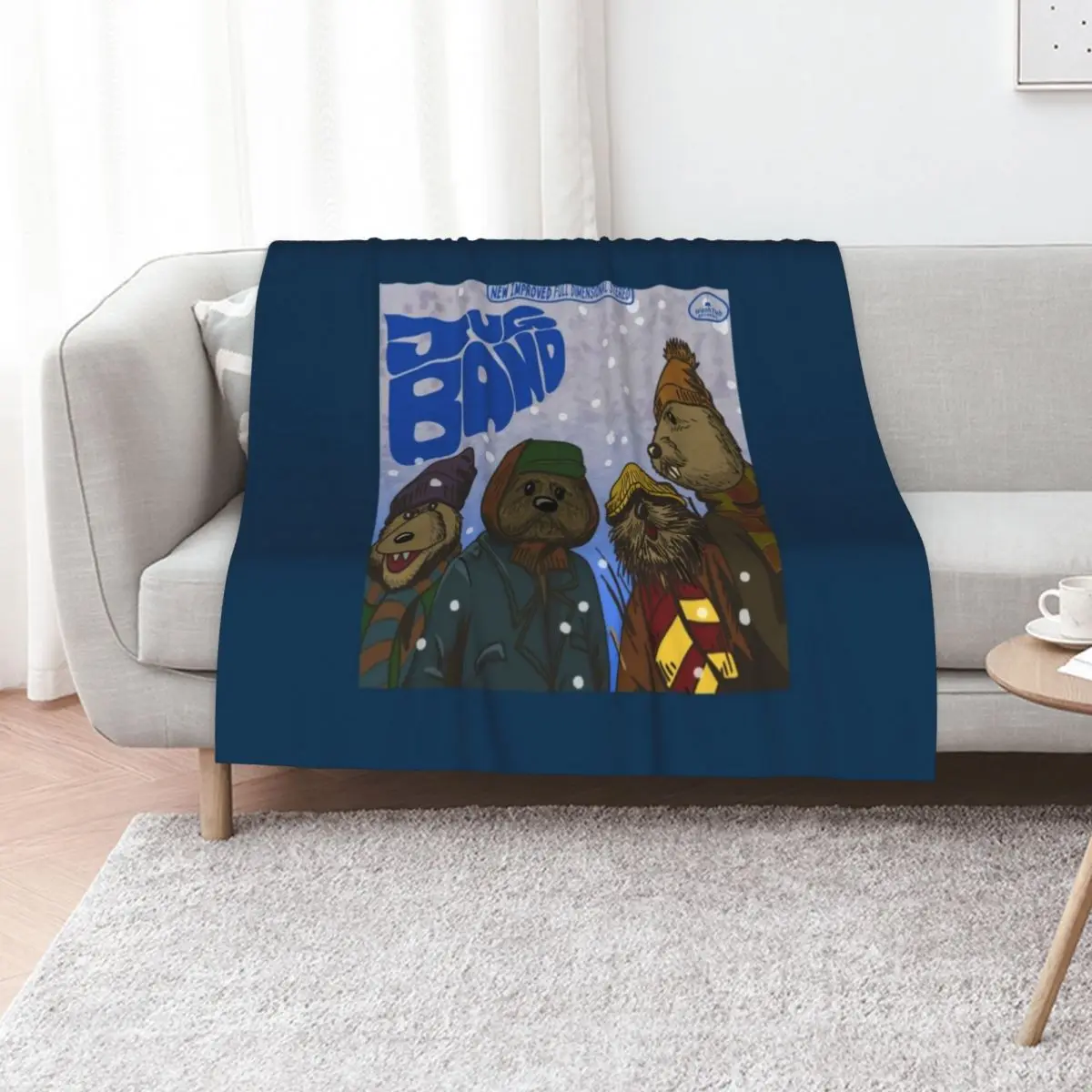 Emmet Otters Jug Band Christmas 1 Throw Blanket Cozy Microfiber Throw Blanket for Home Bedroom