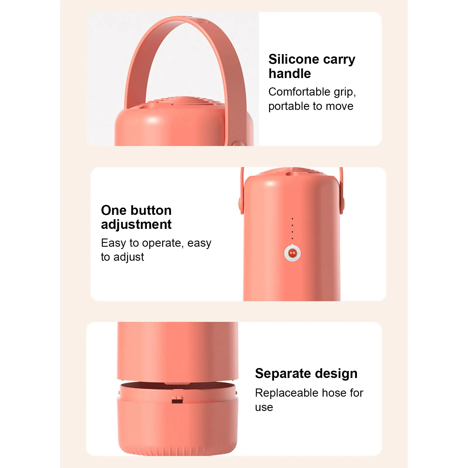 مجفف ملابس محمول مدمج 110 فولت 200 وات برتقالي للسفر والمنزل للاستخدام بقابس أمريكي