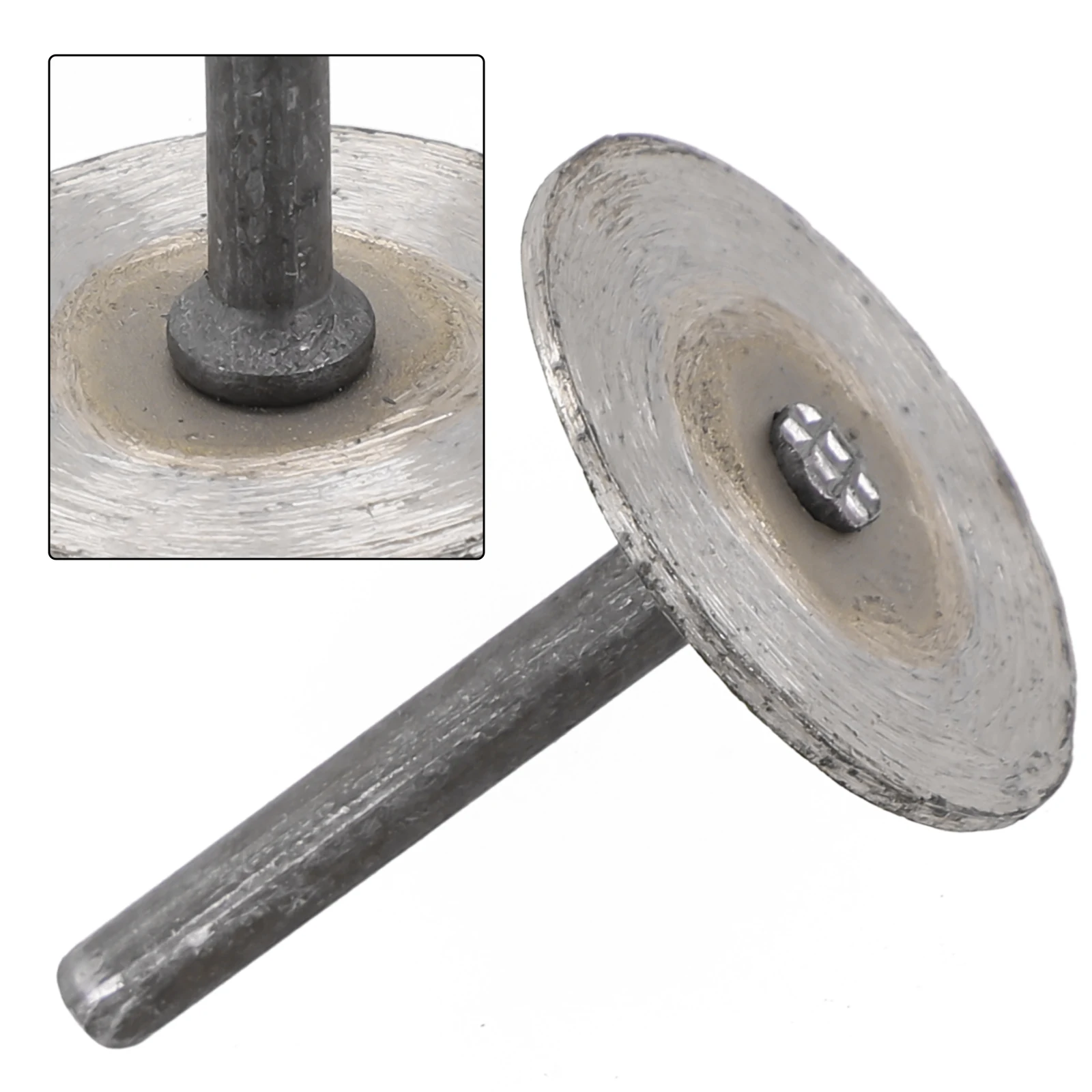 Lâmina de serra circular com haste de 6mm, discos de corte de pedra de madeira e metal, rebolo com mandril para madeira, metal, ferramentas de corte de pedra, 1 peça